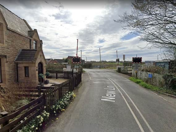 A person was found dead at the scene on the railway line near New Lane station in Burscough, at around 1.42pm on Sunday (September 26). Pic: Google