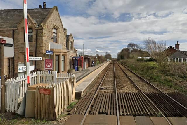 The body of a 15-year-old girl was sadly found on the Wigan to Southport line near New Lane station in Burscough around 1.42pm on Sunday (September 26). Pic: Google
