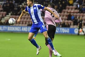 Charlie Wyke in action against Sheffield Wednesday