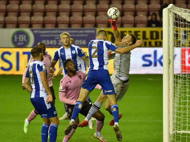 Kell Watts in action against Sheffield Wednesday