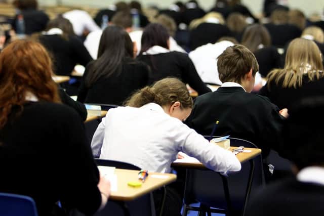 Pupils taking GCSE and A-level exams in England next year will be given advance notice on the focus of exam papers and more lenient grading than before the pandemic to make up for Covid-19 disruption