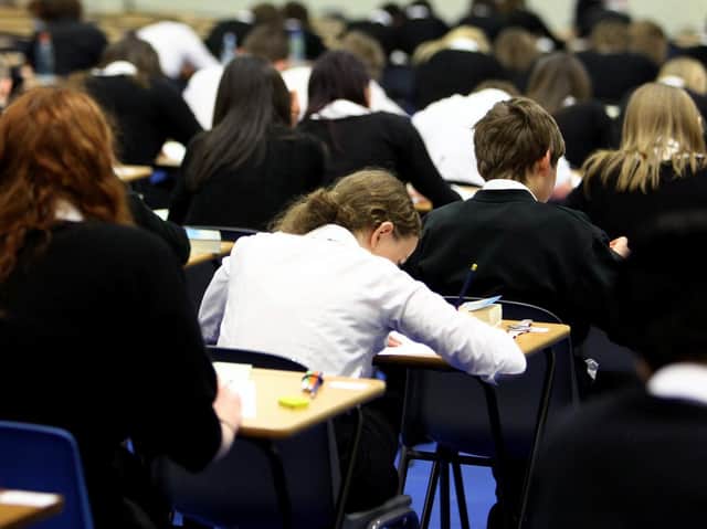 Pupils taking GCSE and A-level exams in England next year will be given advance notice on the focus of exam papers and more lenient grading than before the pandemic to make up for Covid-19 disruption