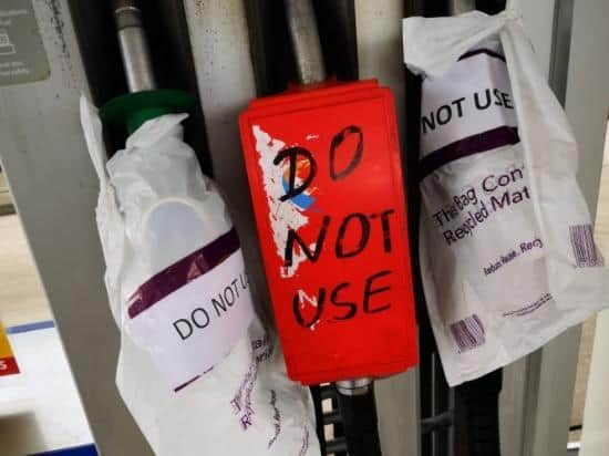 A common sight on petrol station forecourts