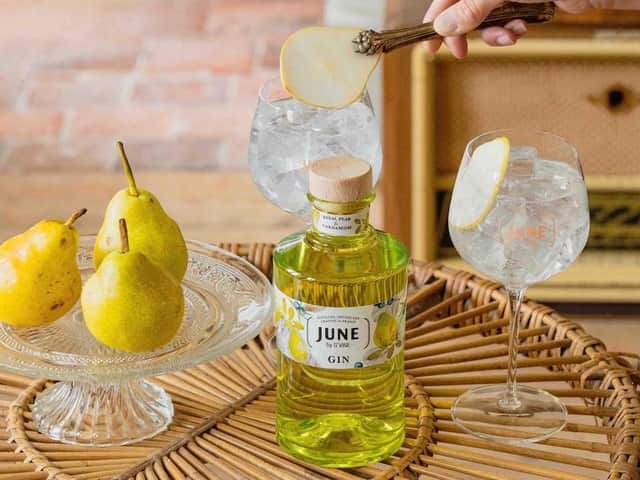 June Royal Pear & Cardamom is sold exclusively across Booths stores