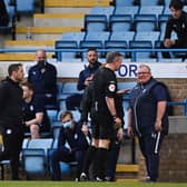 Steve Evans during the corresponding fixture last term