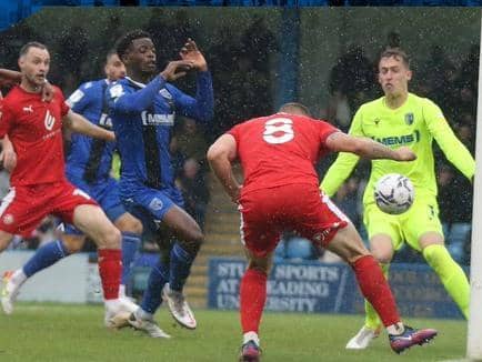 Max Power with the opener against Gillingham