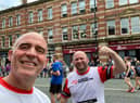 Lee Wasnidge and David Hunt at the Great Manchester Run
