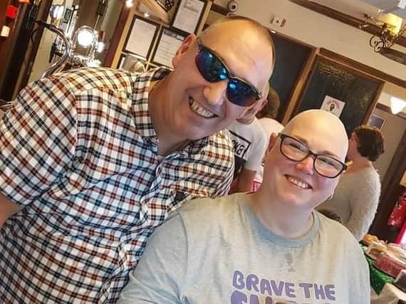 Kimberley Wilkinson braved the shave for Macmillan