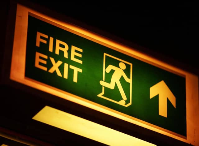 a high number of buildings were in breach of fire safety regulations