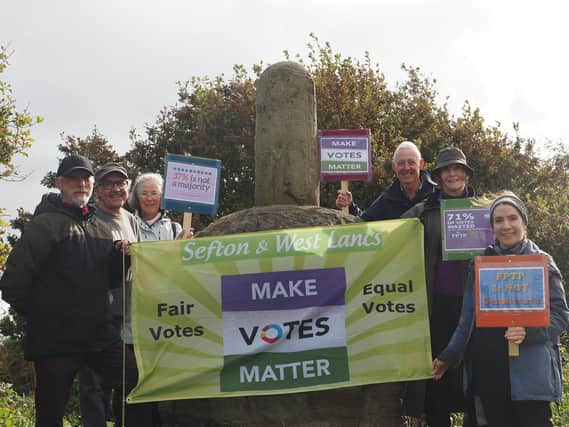 Campaigners gathered at the Parbold Bottle