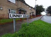The disturbance happened on Linney Square in Scholes