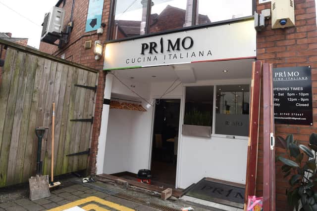 Primo's in Ashton undergoing repairs after the break in