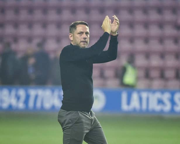Leam Richardson after the Carabao Cup victory over Bolton earlier this season