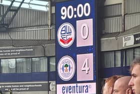 The scoreboard says it all