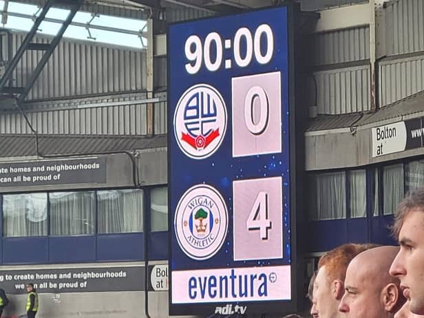 The scoreboard says it all