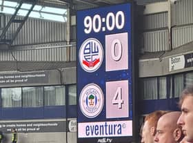 The scoreboard says it all