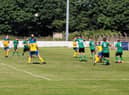 Ashton Athletic in action
