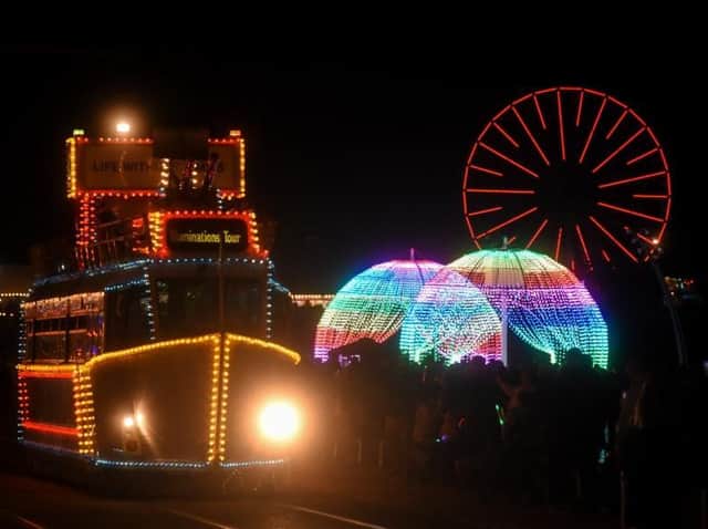 Marvel at Blackpool's world-famous illuminations