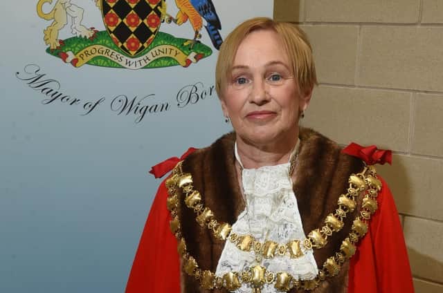 The Mayor of Wigan Counc Yvonne Klieve
