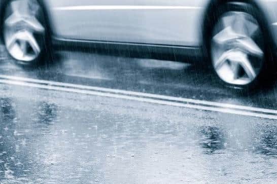 Take extra care in wet conditions