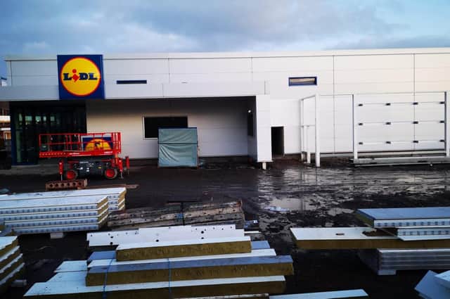 The new Wigan Lidl store off Woodhouse Lane