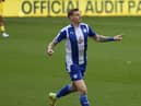 James McClean celebrates opening the scoring against Burton