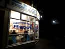 Wiganers enjoy a fish and chip supper ahead of the big game...