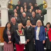The special constables were recognised at a mayoral reception