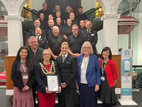 The special constables were recognised at a mayoral reception