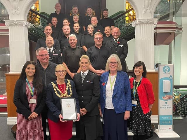 The special constables were recognised at a mayoral reception
