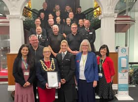 The special constables were recognised at a mayoral reception