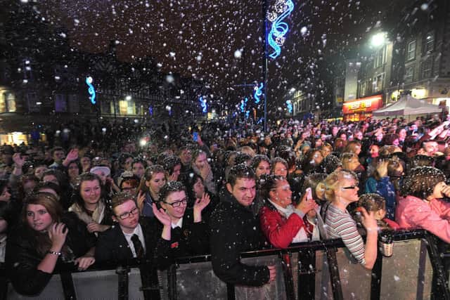 A flashback to the 2019 Wigan lights switch-on