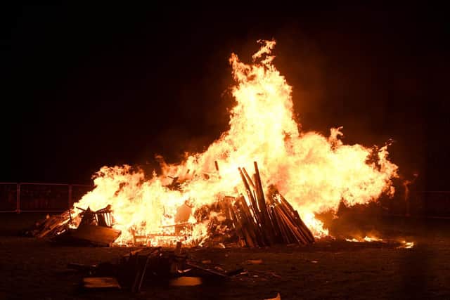 Firefighters say there were a lot more private bonfires this year