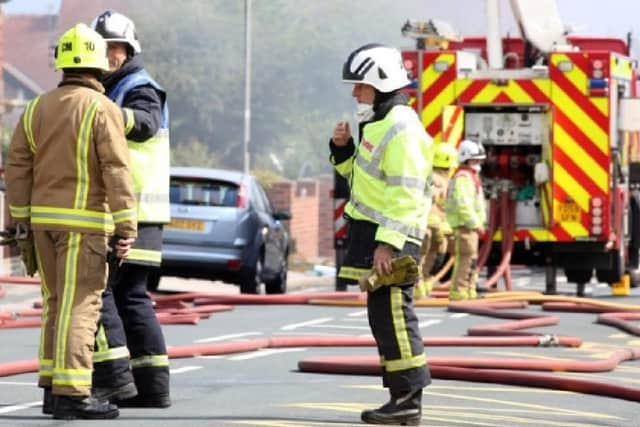 Firefighters spent two hours at the scene in Granary Square