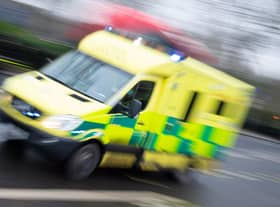 Two ambulances attended the incident
