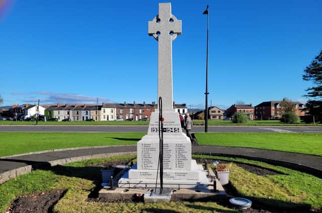 The war memorials at Aspull Fingerpost and at St John's Church in New Springs have been restored