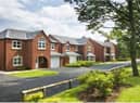 An artist's impression of the new homes