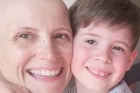 Jane with her son Matthew