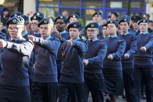 Young and old took part in the procession