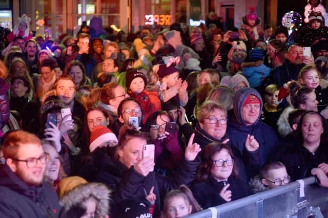 A flashback to the 2019 lights switch-on in Wigan