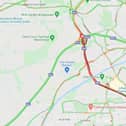 The crash reportedly involved a lorry and a car, according to the AA