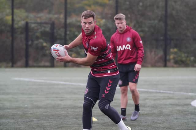 Iain Thornley in training at Robin Park