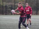 Iain Thornley in training at Robin Park