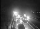 All northbound traffic is being held whilst emergency services work at the scene, between junctions 33 (Galgate, Lancaster South, A6) and 34 (Heysham, Morecambe)