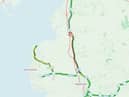 The M6 northbound in Lancashire is closed between junctions 33 (Lancaster South, A6) and 34 (Lancaster, Kirkby Lonsdale, Morecambe, Heysham A683). Pic: Google