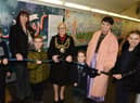 The official celebration of the new mural along the tunnel at Wigan North Western station, as local artist Jessica Riley worked with members of the community and school children to produce an A-Z of Wiganese.