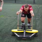 Kaide Ellis during Warriors training this week