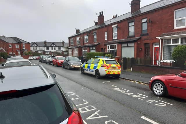 A police presence remained on the road for several hours after the cordon was lifted