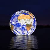 Floating Earth by Luke Jerram