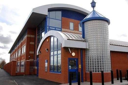 Wigan Police HQ on Robin Park Road